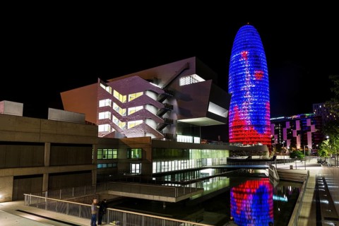 Torre Agbar skyscraper