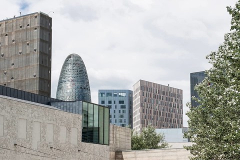 High-rise buildings in the 22@ technology district