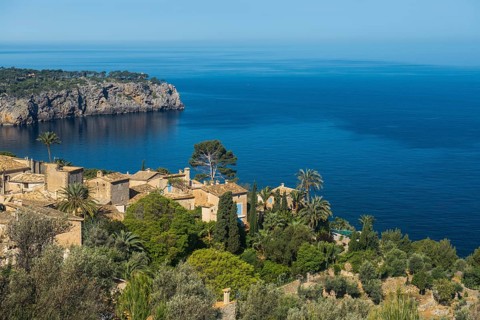 Small village on the coast