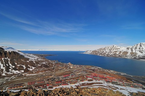 The arctic town of Longyearbyen