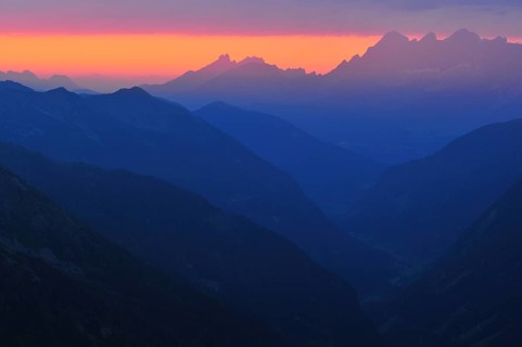 View of the Bischofsmutzen peaks