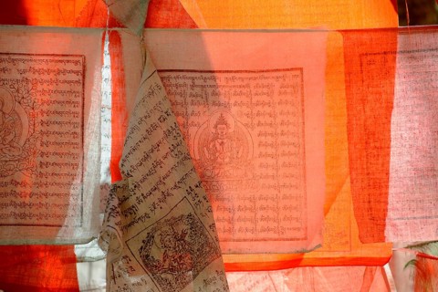 Buddhist prayer flags