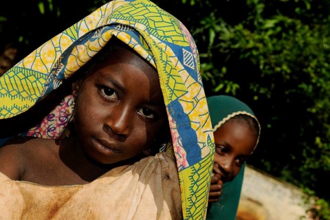 Young girl from the village of Idool