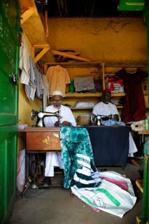 Tailors at the market of Ngaoundere
