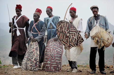 Folklore group presenting traditional music and dance