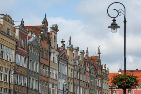 Facades on Long Market or Dlugi Targ