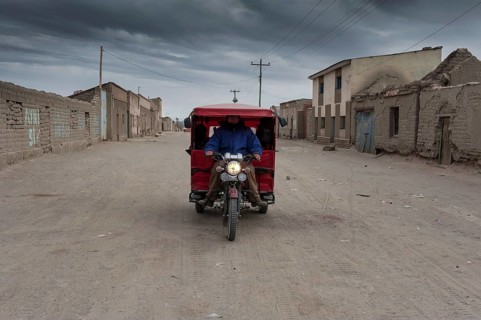 Mototaxi in a Bolivian village