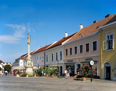 Plague column on the main street