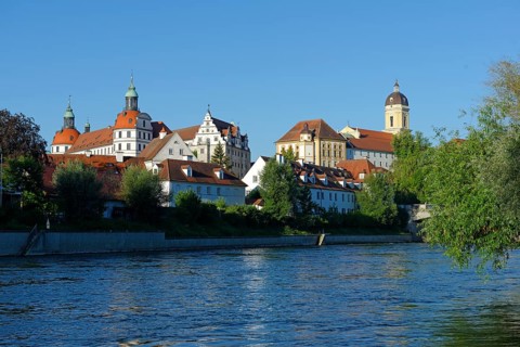 Ducal Palace and Church of the Royal Court above the Danube River