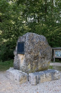 Marking of the geographic centre of Bavaria