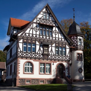 Half-timbered building