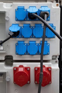 Electrical box for power supply
