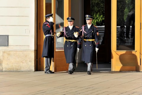 Changing of the Guard at Prague Castle