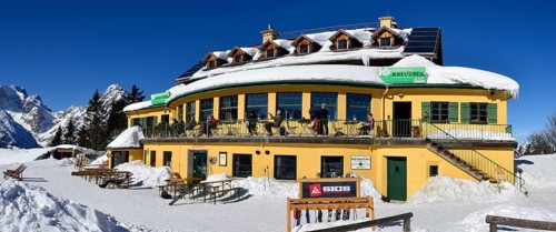 DAV ski and mountain hut at Kreuzeck