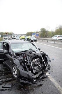 Fatal road traffic accident caused by a wrong-way driver on the A 81 motorway