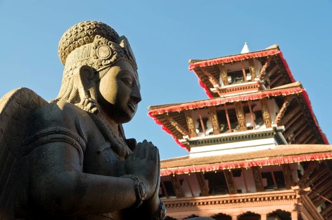 Roof of a temple at Durbar Square