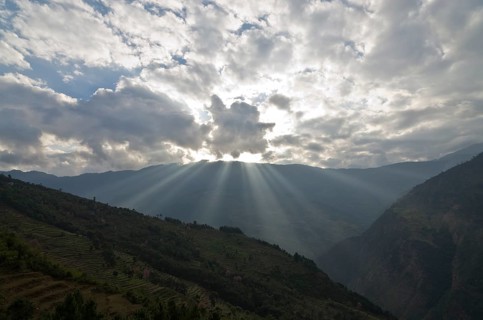 Looking across the Deku Kola Valley
