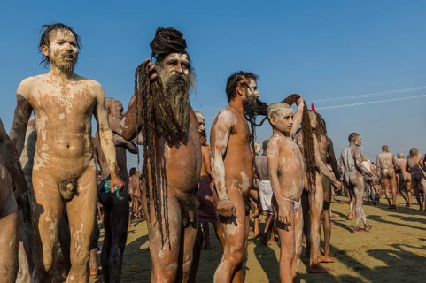 Naked Naga Sadhus