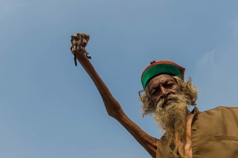 Shiva sadhu from Juna Akhara