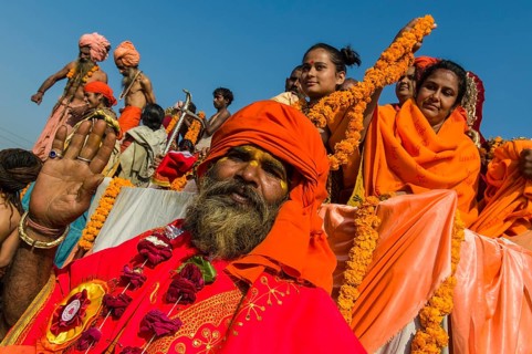 Group of sadhus
