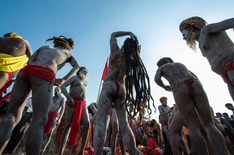 Naga sadhus
