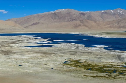 Aerial view of Tso Kar