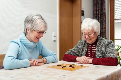 Two elderly women