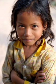 Girl with her arms crossed