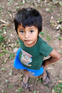 Boy from the Mbya-Guarani indigenous group
