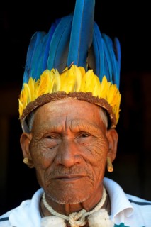 Cacique of the Xavante people