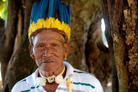 Cacique of the Xavante people