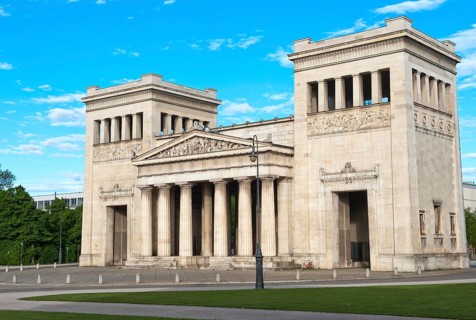 Propylaea city gate on Koenigsplatz square