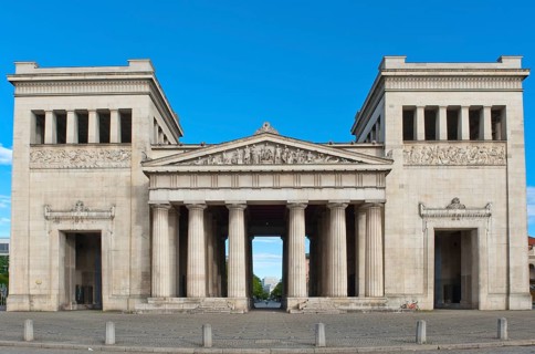 Propylaea city gate on Koenigsplatz square