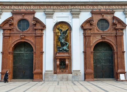 Portal of the Jesuit Church of St. Michael