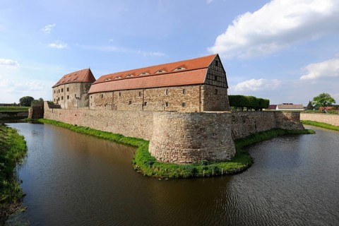 Wasserburg Heldrungen moated castle or Fortress Heldrungen