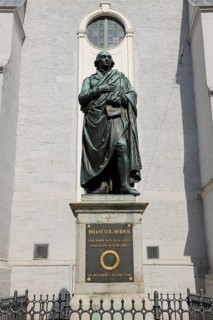 Johann Gottfried von Herder Memorial in front of Herder Church