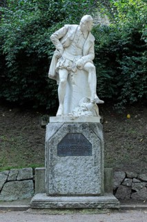 William Shakespeare Memorial in the Park on the Ilm