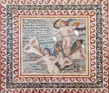 Mosaic of the Boat of the Psyches from Daphne or Harbiye