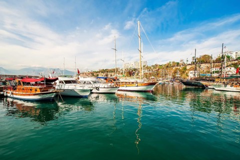 Kaleici fishing harbor and marina