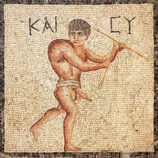 Lucky hunchback mosaic