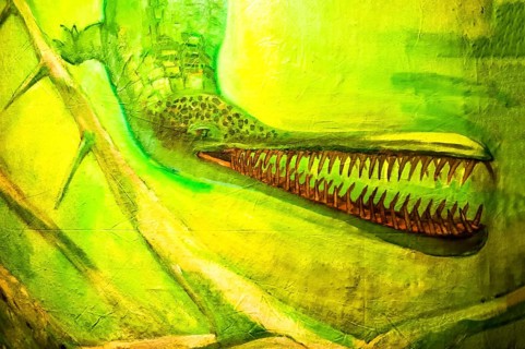 Painting depicting an Euthecodon