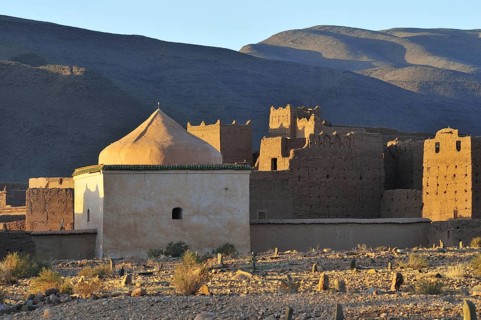 Cemetery and Marabout at the Tamnougalt Kasbah
