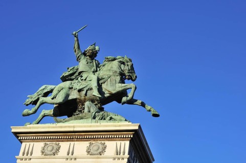 Statue of Vercingetorix in Place de Jaude