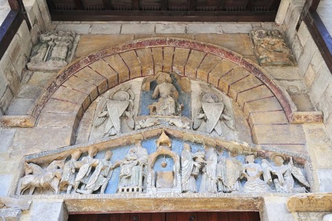 Sculptures on the facade