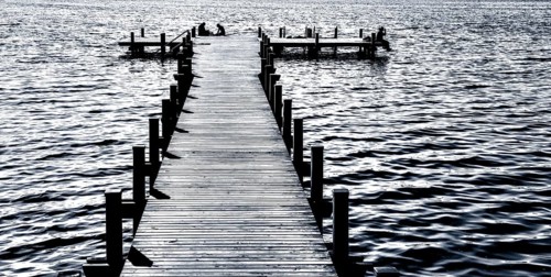 Jetty at Woerthsee Lake