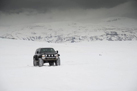 Super Jeep in the highlands
