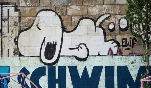 Snoopy graffiti