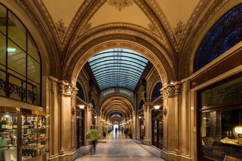 Freyung Passage or Ferstel Passage shopping arcade
