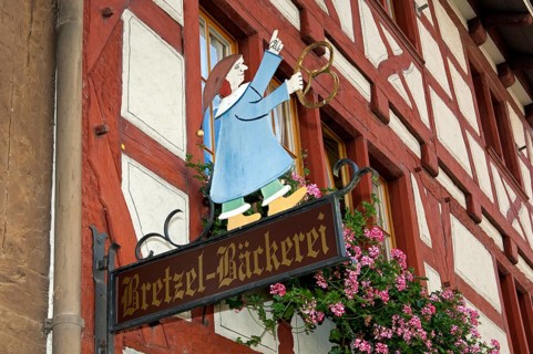 Business sign 'Bretzel-Baeckerei'