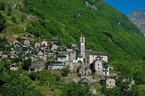 Haufendorf Corippo
